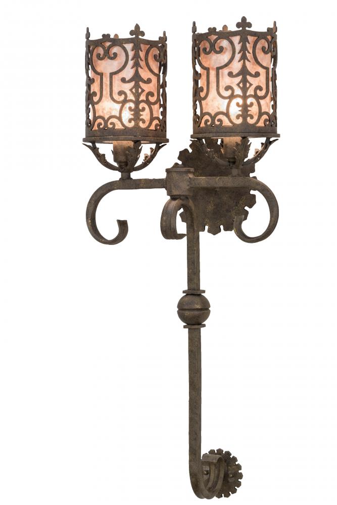 16&#34;W Oskar 2 LT Wall Sconce