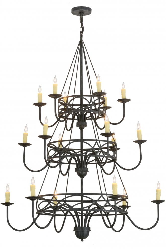 48&#34; Wide Polonella 18 Light Three Tier Chandelier