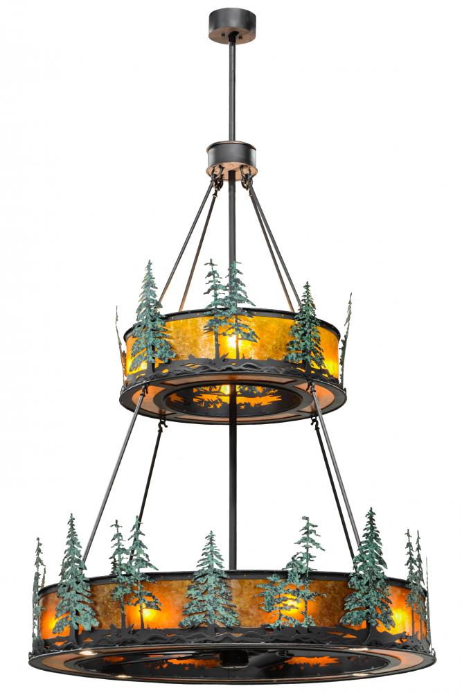 55&#34; Wide Tall Pines Two Tier Chandel-Air