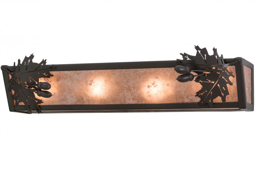 24&#34;W Oak Leaf & Acorn Vanity Light