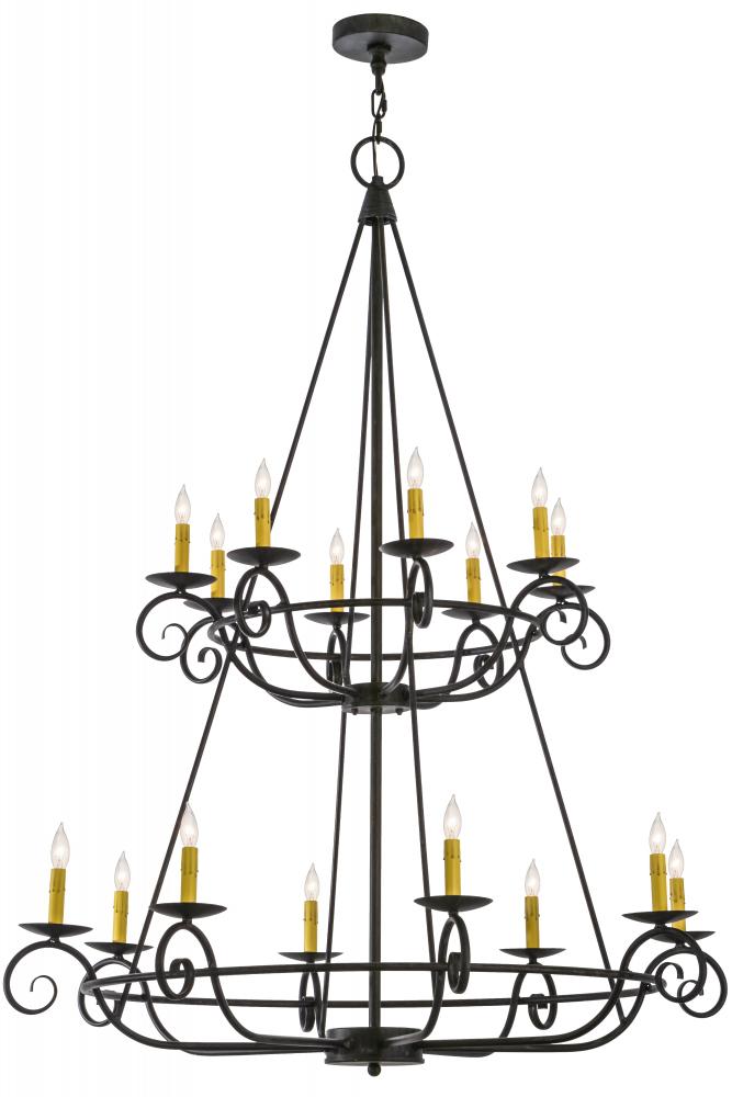 45&#34;W Estrella 16 LT Two Tier Chandelier