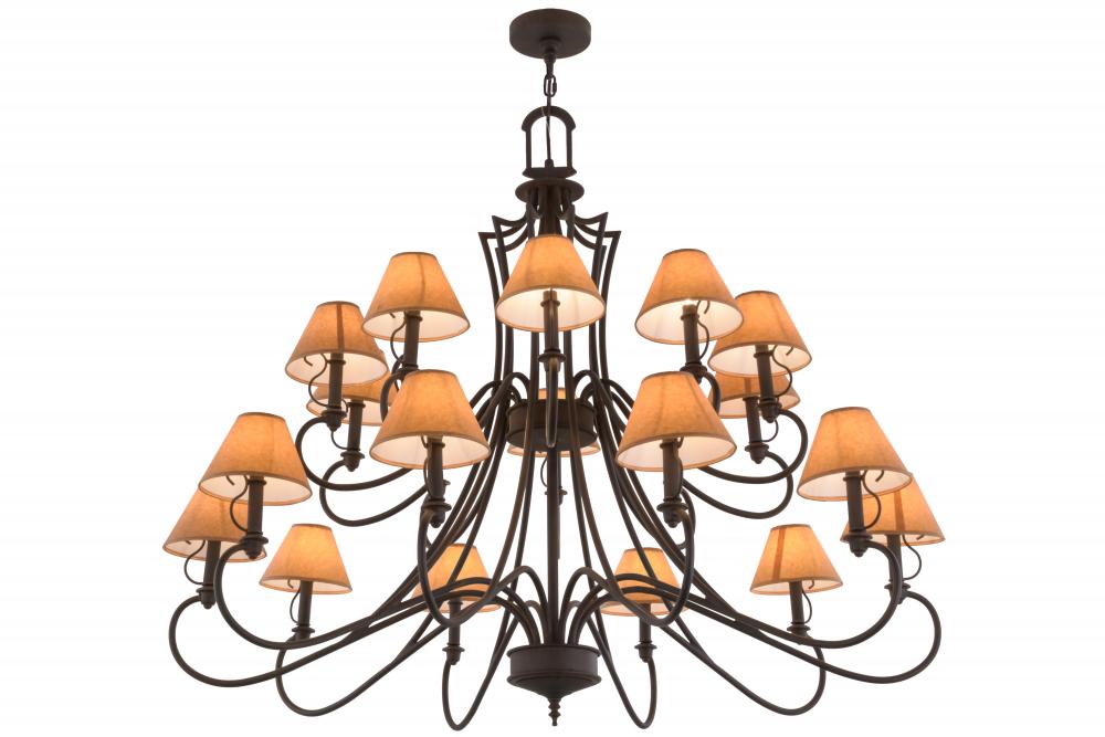 54&#34; Wide Jupiter 20 Light Chandelier