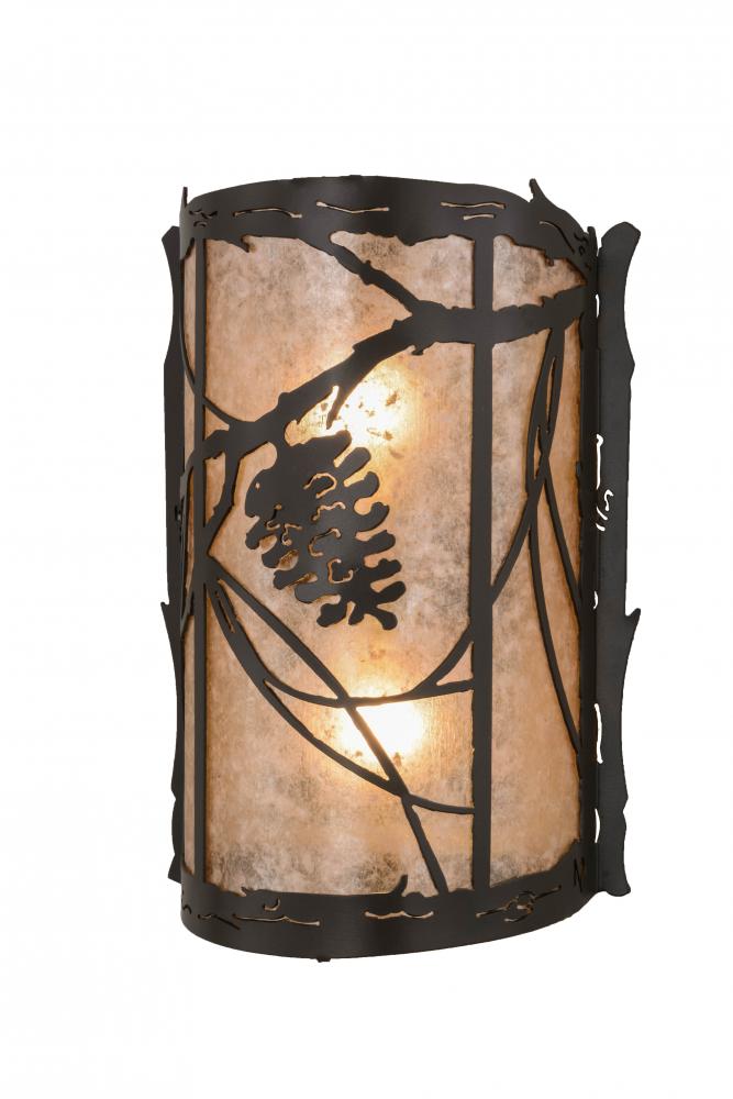 10&#34;W Whispering Pines Wall Sconce