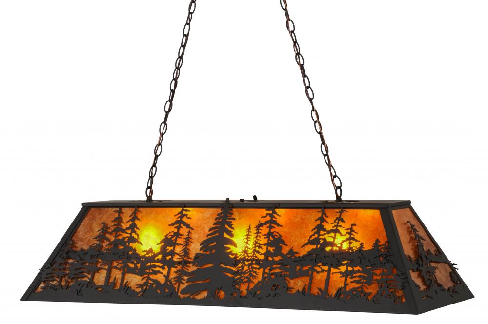 48&#34;L Tall Pines Oblong Pendant