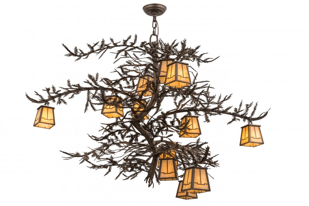 52&#34; Wide Pine Branch Valley View 12 Light Chandelier