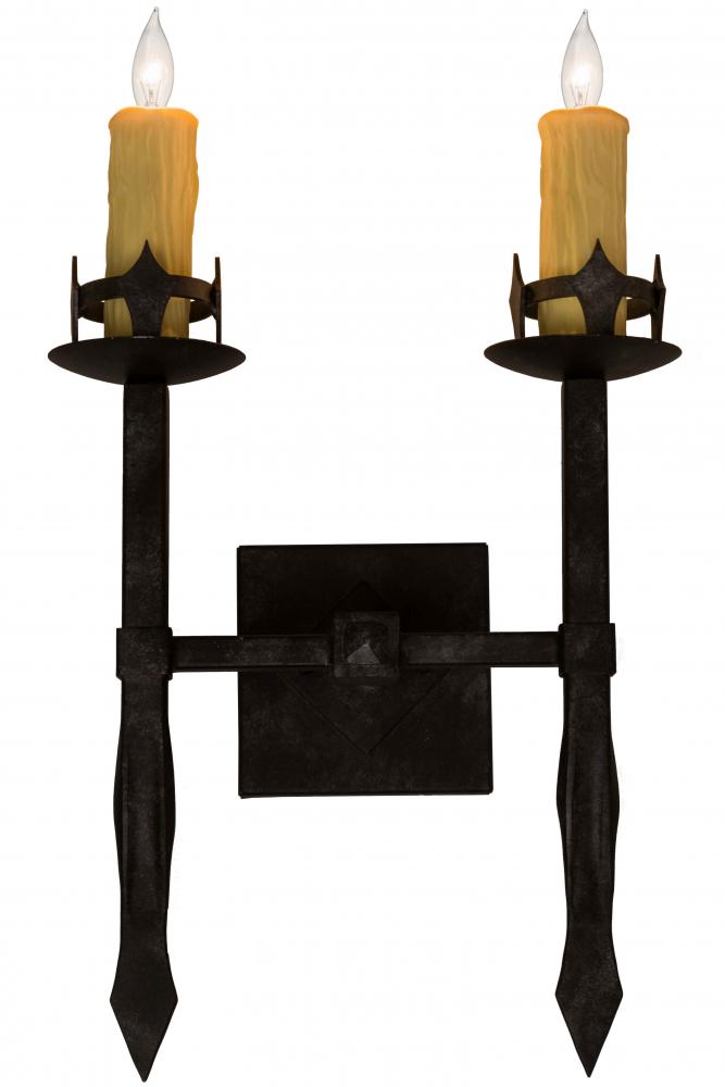 14.5&#34;W Castilla 2 LT Wall Sconce