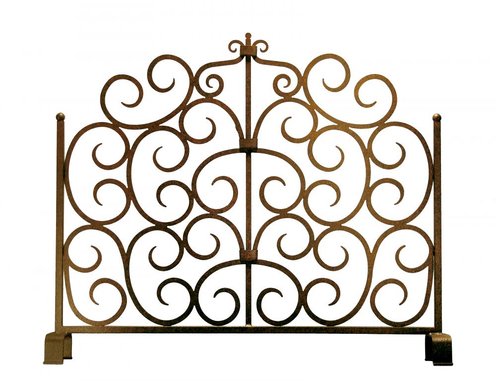 42&#34; Wide Scroll Tempest Fireplace Screen