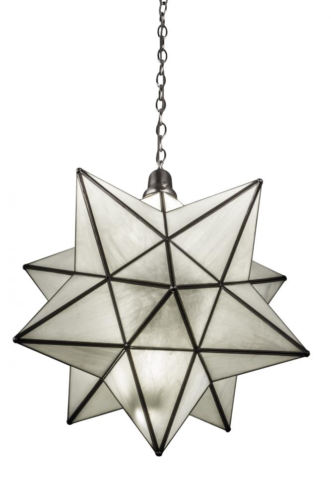 24&#34;W Moravian Star Pendant