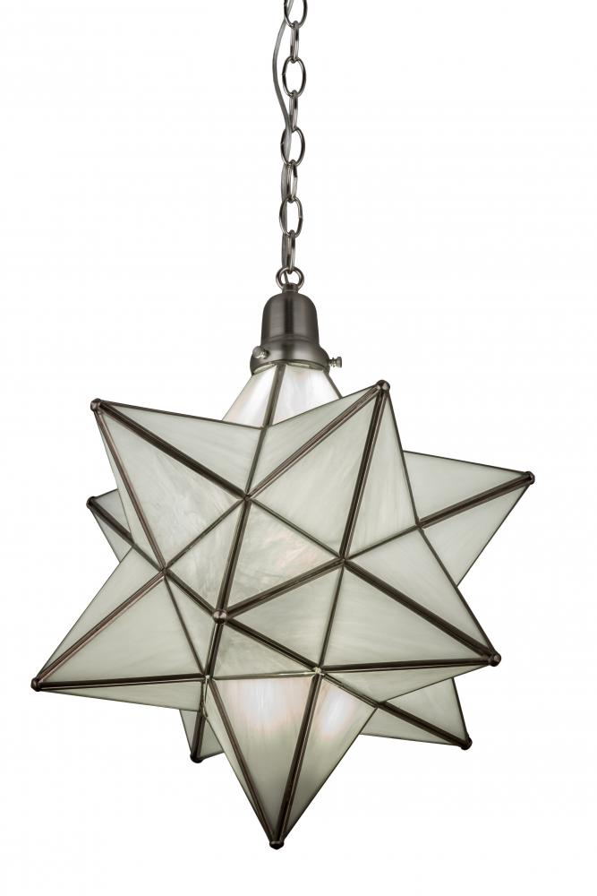 18&#34; Wide Moravian Star Pendant