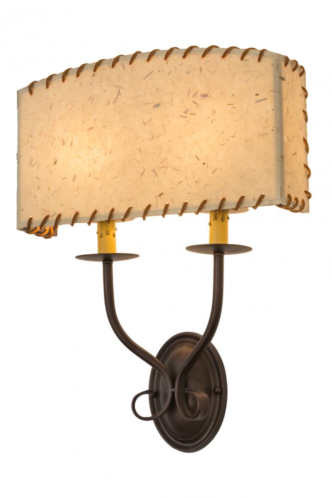 15&#34; Wide Ranchero Wall Sconce