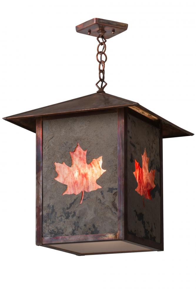 16&#34;Sq Seneca Maple Leaf Pendant