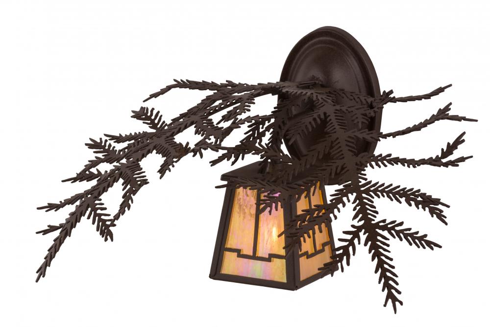 16&#34;W Pine Branch Valley View Wall Sconce