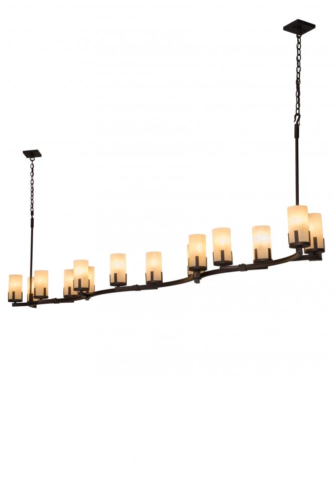 118&#34; Long Cero 14 Light Oblong Chandelier