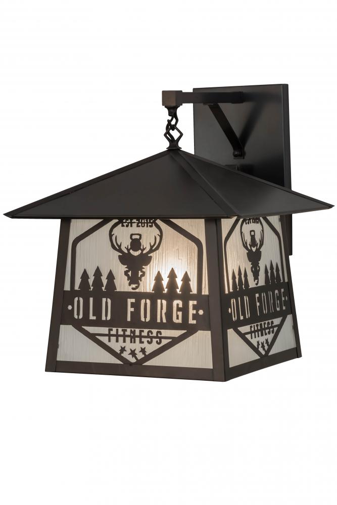 16&#34;W Personalized Old Forge Fitness Hanging Wall Sconce