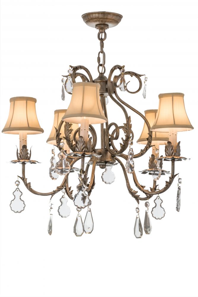 24&#34;W Chantilly 5 LT Chandelier