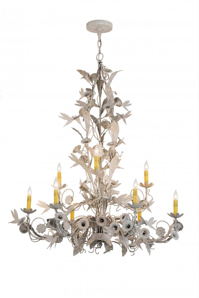 36&#34; Wide Le Printemps 9 Light Chandelier