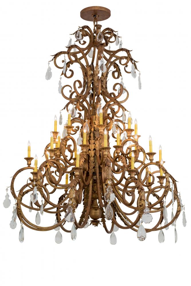 60&#34; Wide Serratina 32 Light Chandelier