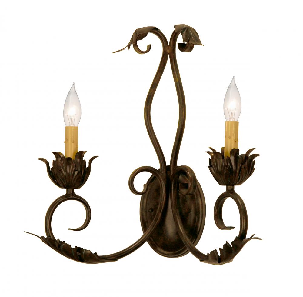 16&#34; Wide Felicia 2 Light Wall Sconce