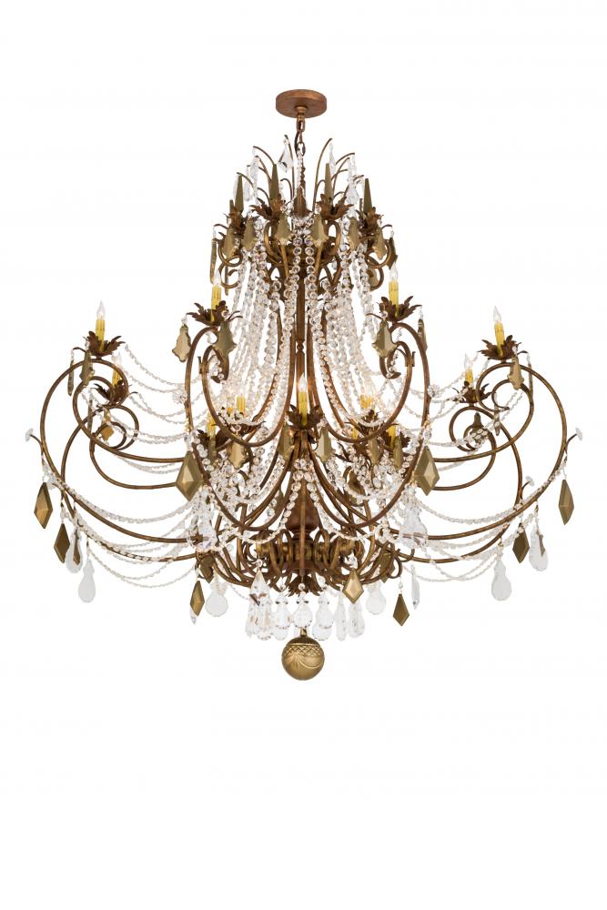 64&#34; Wide Minuet 16 Light Chandelier