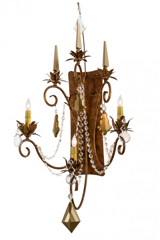 21&#34; Wide Minuet 3 Light Wall Sconce