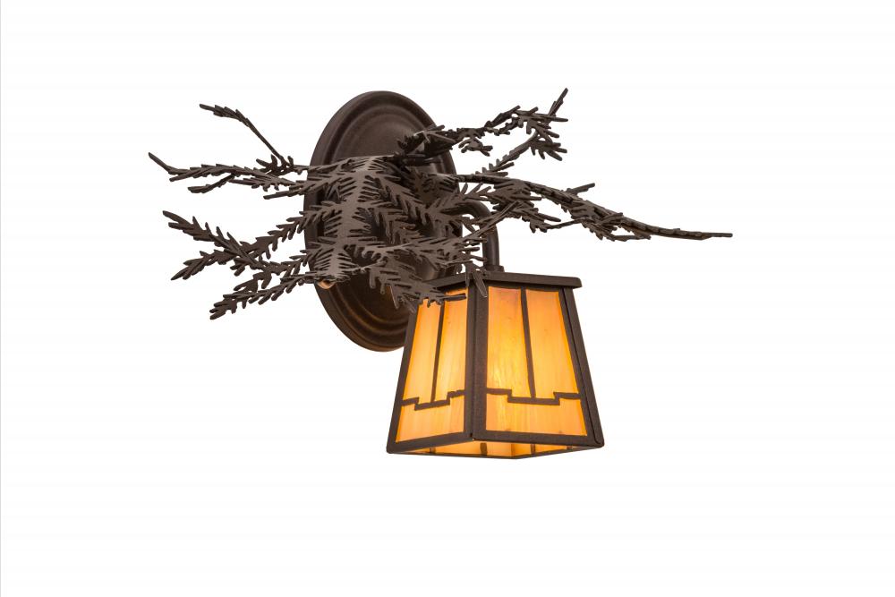 16&#34;W Pine Branch Valley View Left Wall Sconce