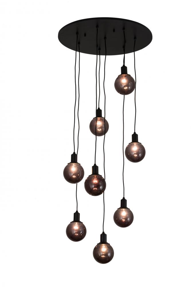 28&#34; Wide Bola 8 Light Cascading Pendant