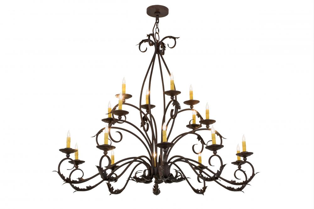 54&#34; Long Windsor 18 Light Oblong Chandelier