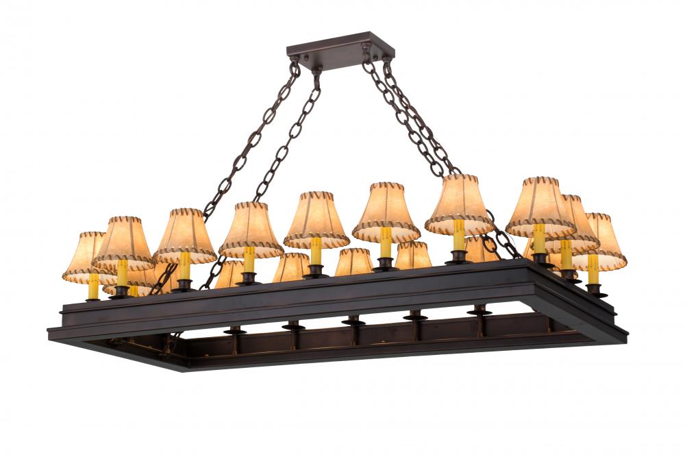 51&#34; Long Mezek 18 Light Oblong Chandelier