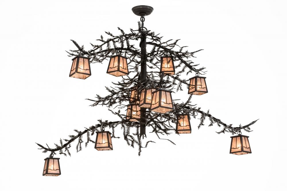 48&#34;W Pine Branch Valley View 12 LT Chandelier