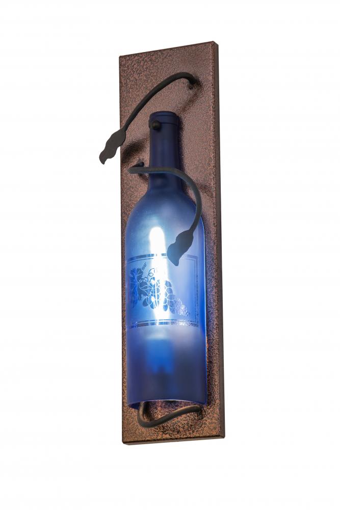 4.5&#34;W Tuscan Vineyard Wine Bottle Wall Sconce