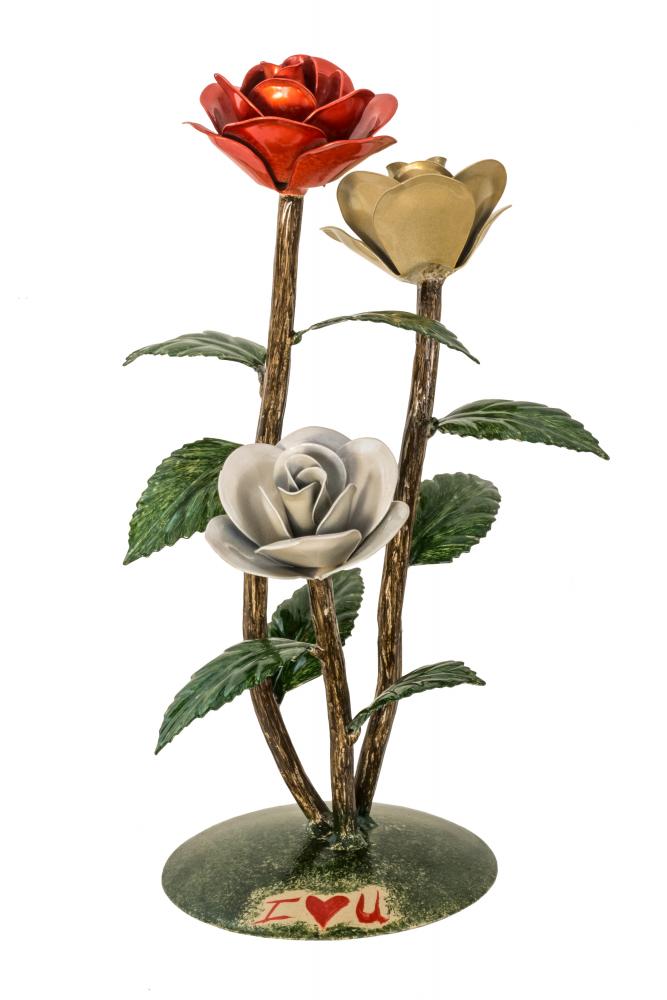 7&#34;W Rosa Sculpture