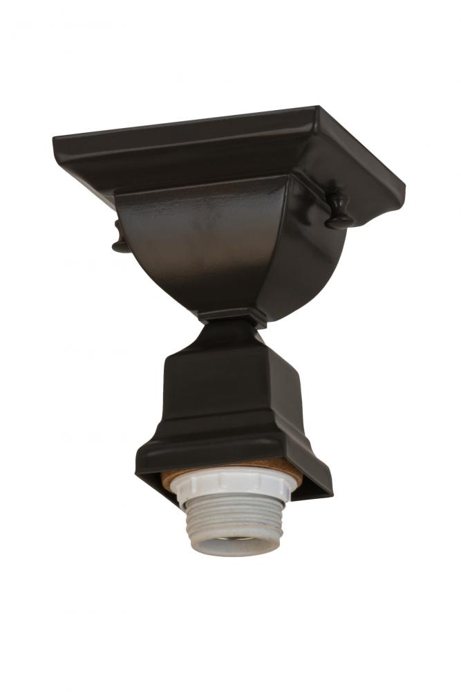 5&#34;Sq Timeless Bronze Flushmount Hardware