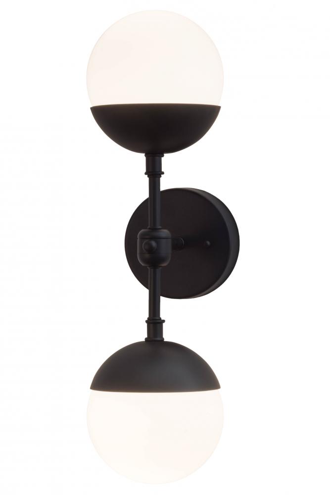 6&#34; Wide Bola Deux Wall Sconce