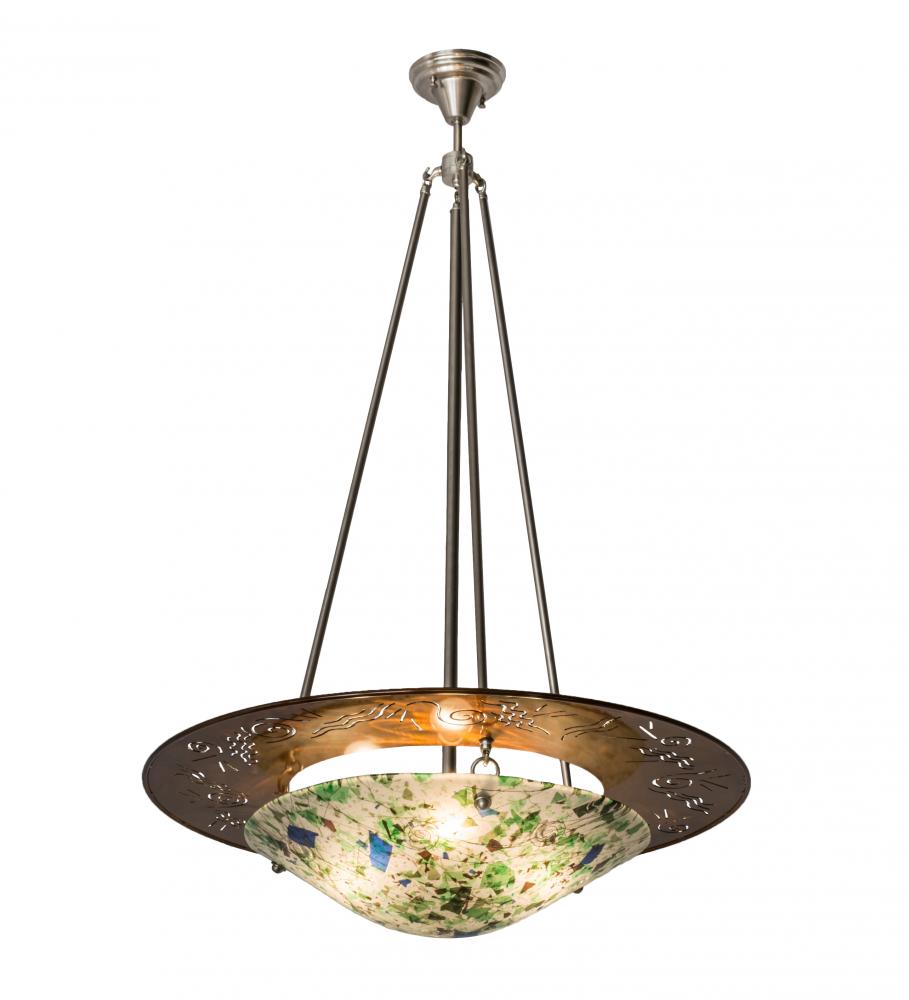 31&#34;W Metro Fusion Super Nova Inverted Pendant