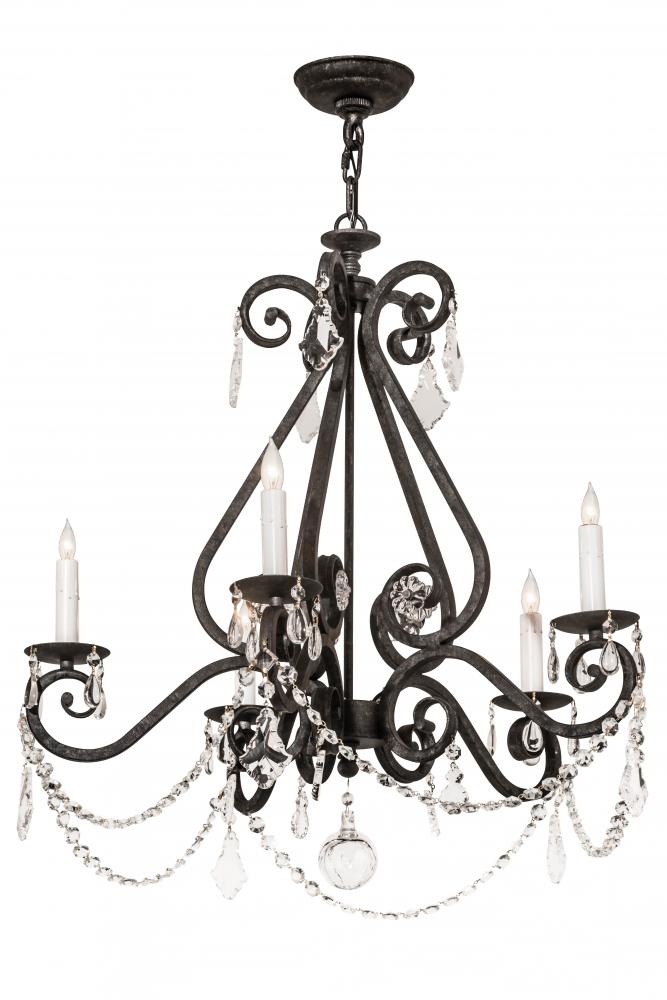 26&#34; Wide Adrianna 5 Light Chandelier