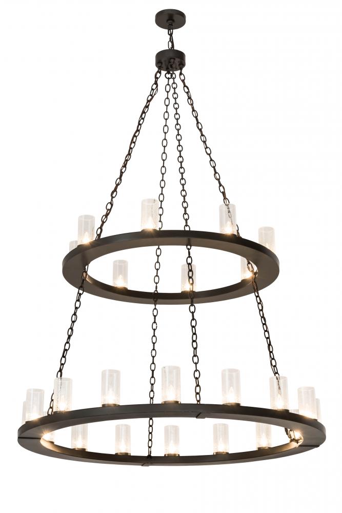 54&#34; Wide Loxley 24 Light Two Tier Chandelier