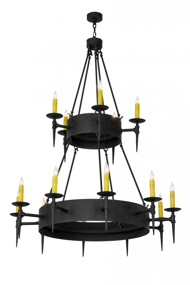 50&#34;W Thorndike 15 LT Two Tier Chandelier