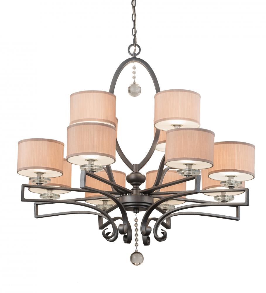 40&#34; Wide Croix 12 Light Chandelier