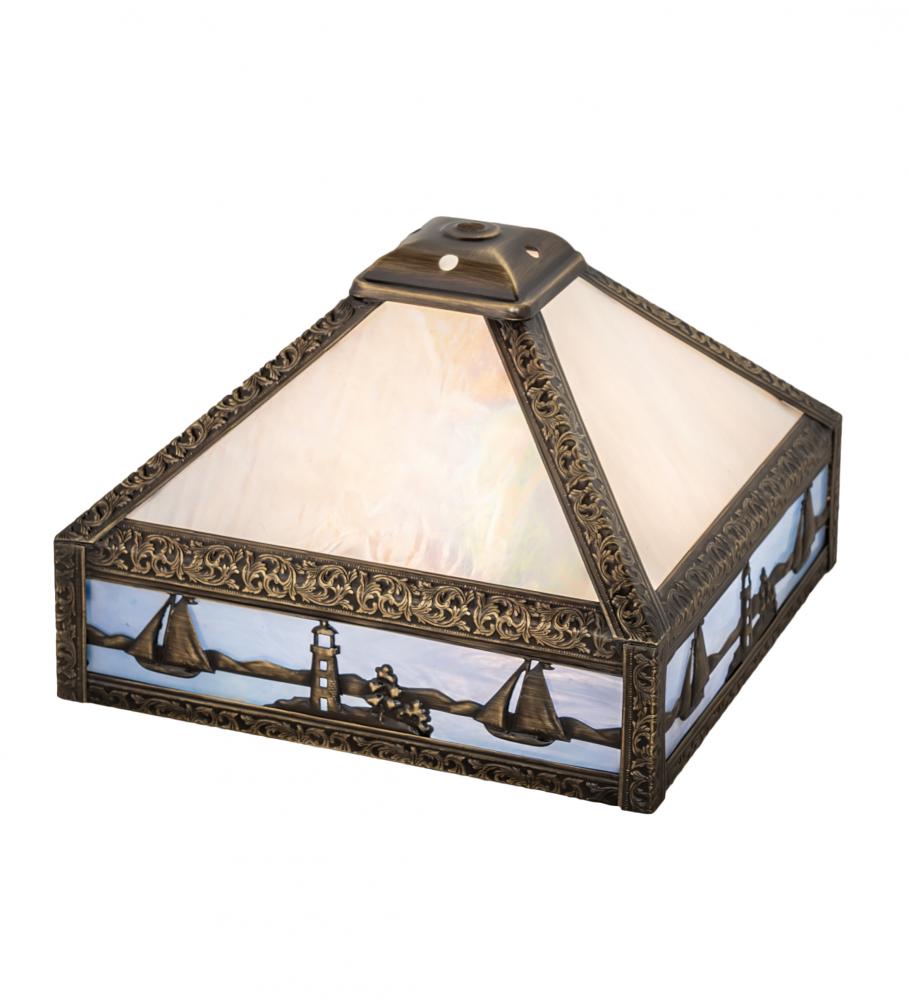 9&#34; Square Sailboat Mission Shade