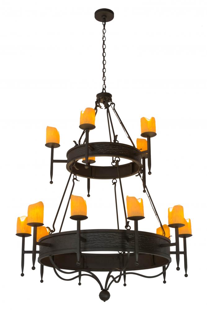 51&#34; Wide Marta 2 Tier Chandelier