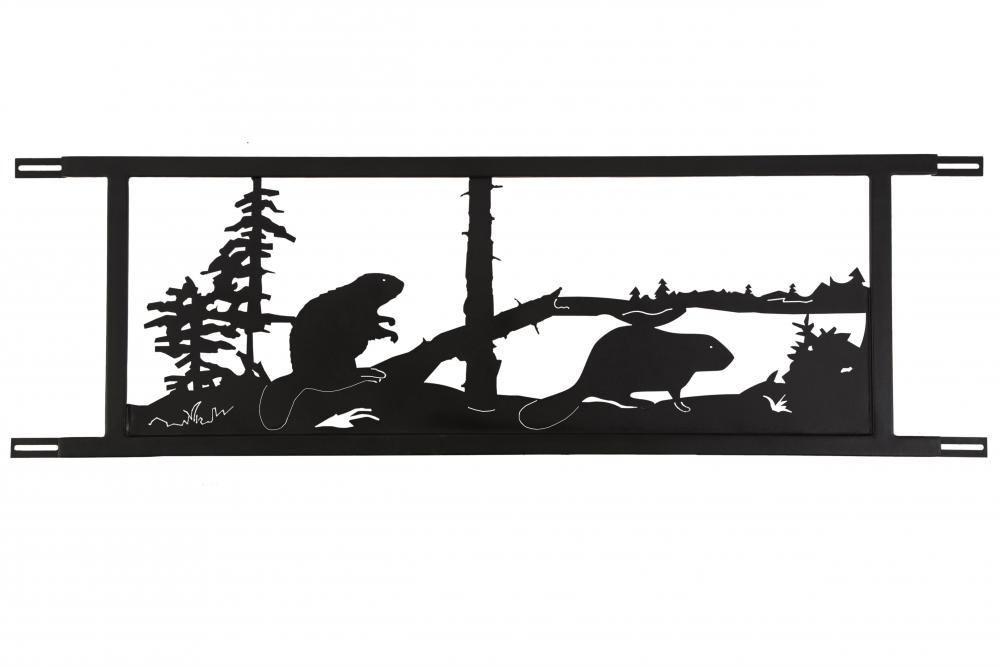 94.5&#34;W Neversink Bridge Beaver Decor