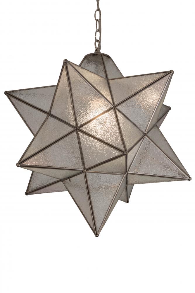 24&#34; Wide Moravian Star Pendant