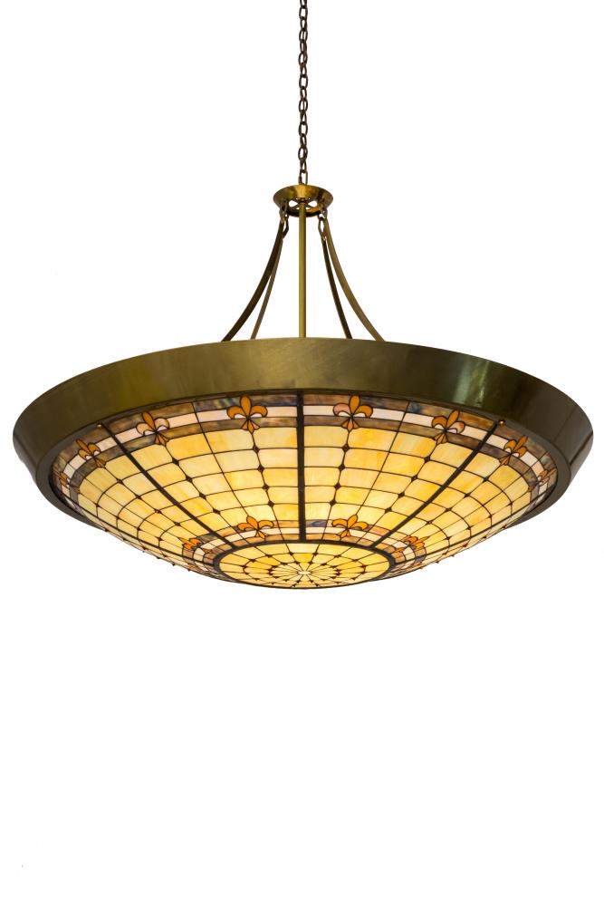 54&#34;W Fleur-de-Lite Inverted Pendant