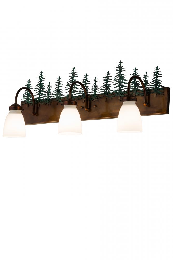 30&#34; Wide Tall Pines 3 Light Vanity