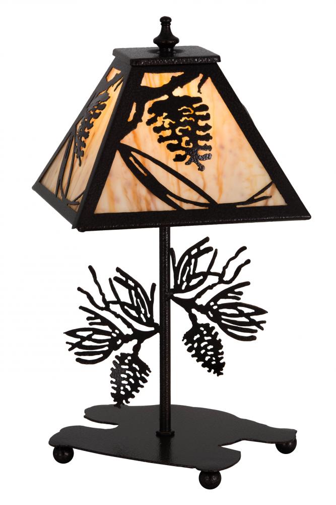 15&#34;H Whispering Pines Accent Lamp