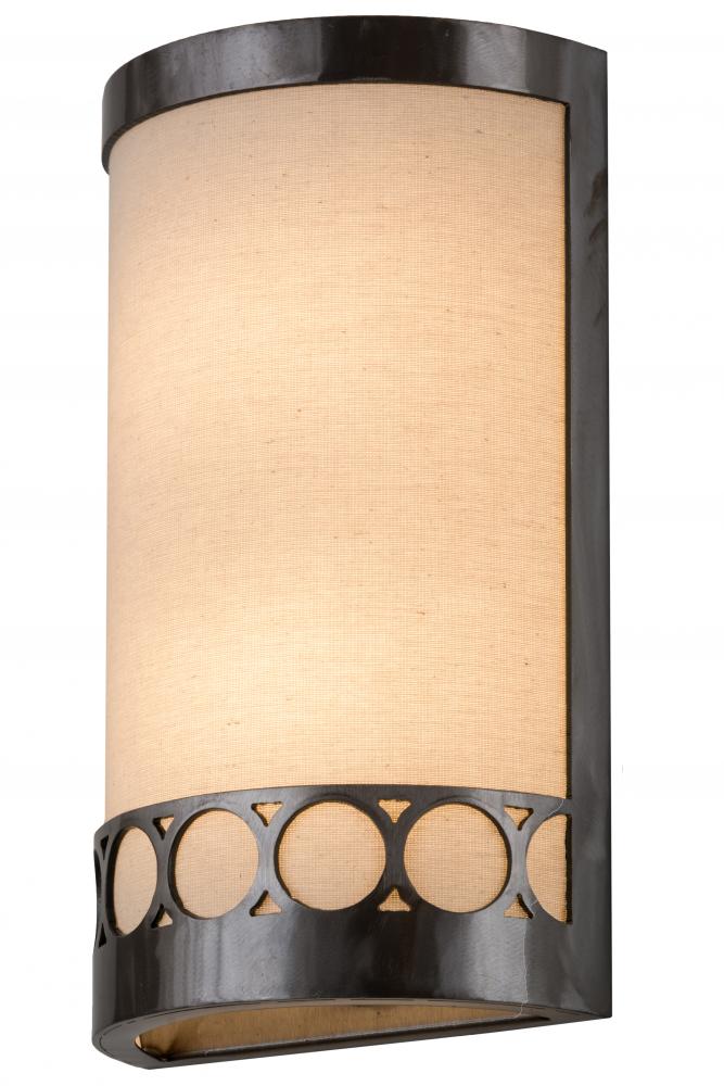 8&#34;W Cilindro Circulo Wall Sconce