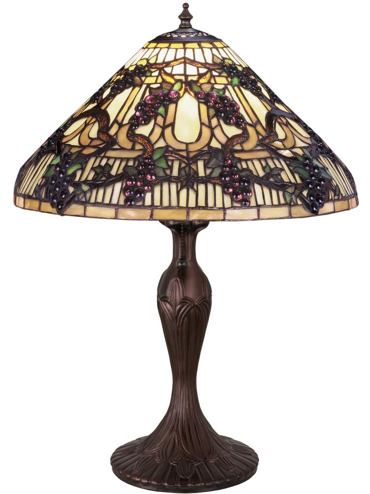 23&#34; High Jeweled Grape Table Lamp