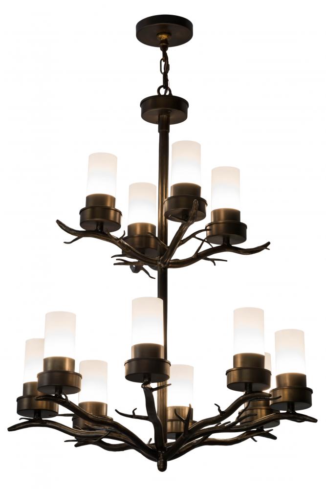 30&#34;W Winter Solstice 12 LT Chandelier