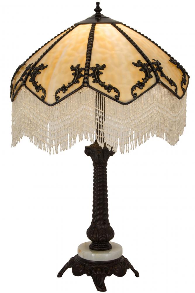 19&#34;W Regina Fringed Table Lamp