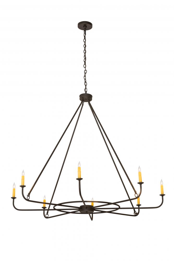 57&#34;W Brach Ring 8 LT Chandelier